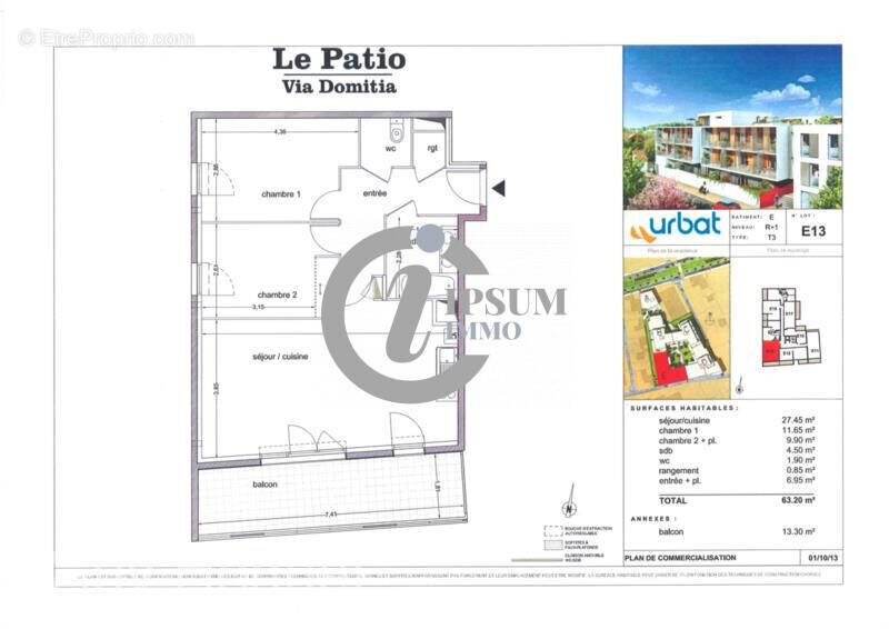 Appartement à CASTELNAU-LE-LEZ