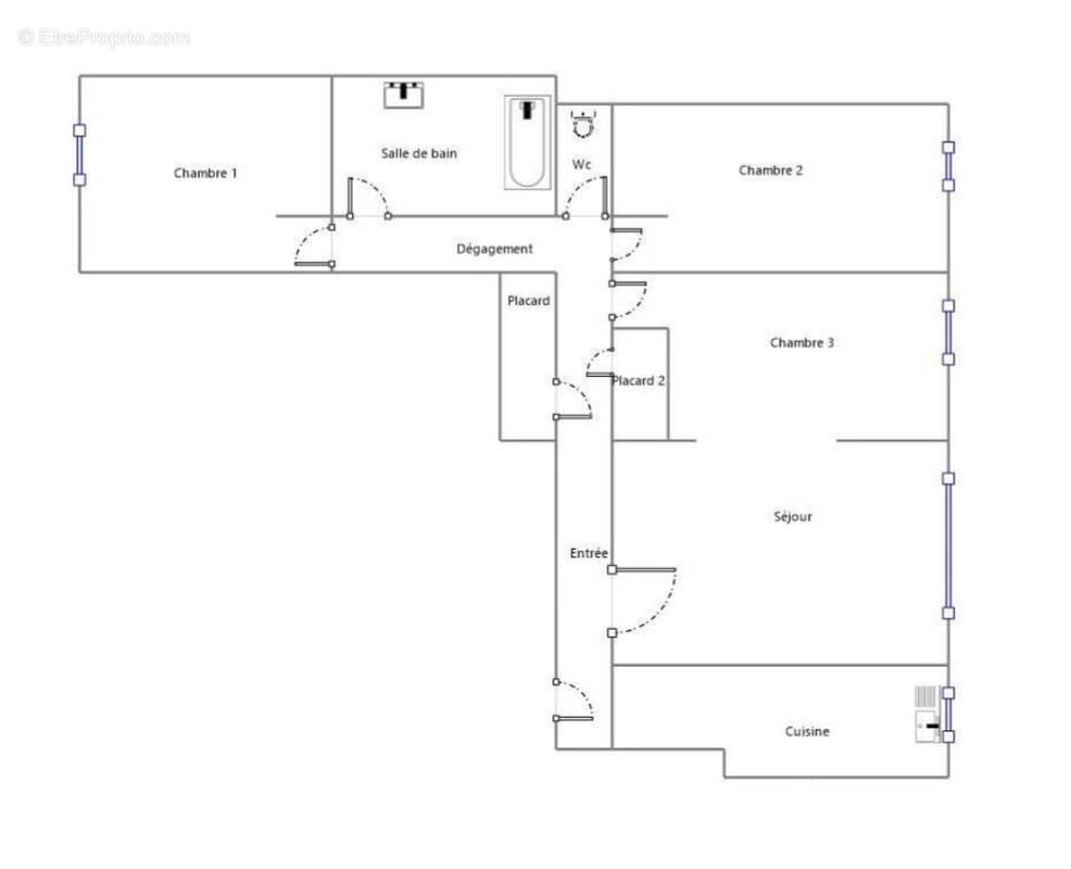 Appartement à COURBEVOIE