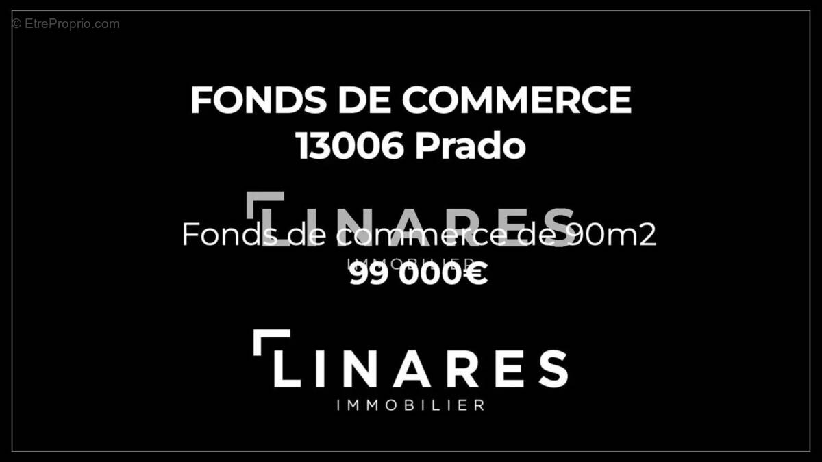 Commerce à MARSEILLE-6E