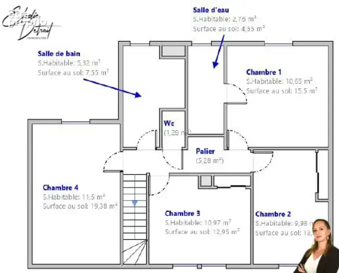 Maison 123 m² à La Bazoge  - photo 16