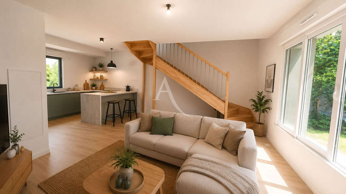 Appartement Amboise 3 pièces + Terrasse + Parking - centre ville - photo 3