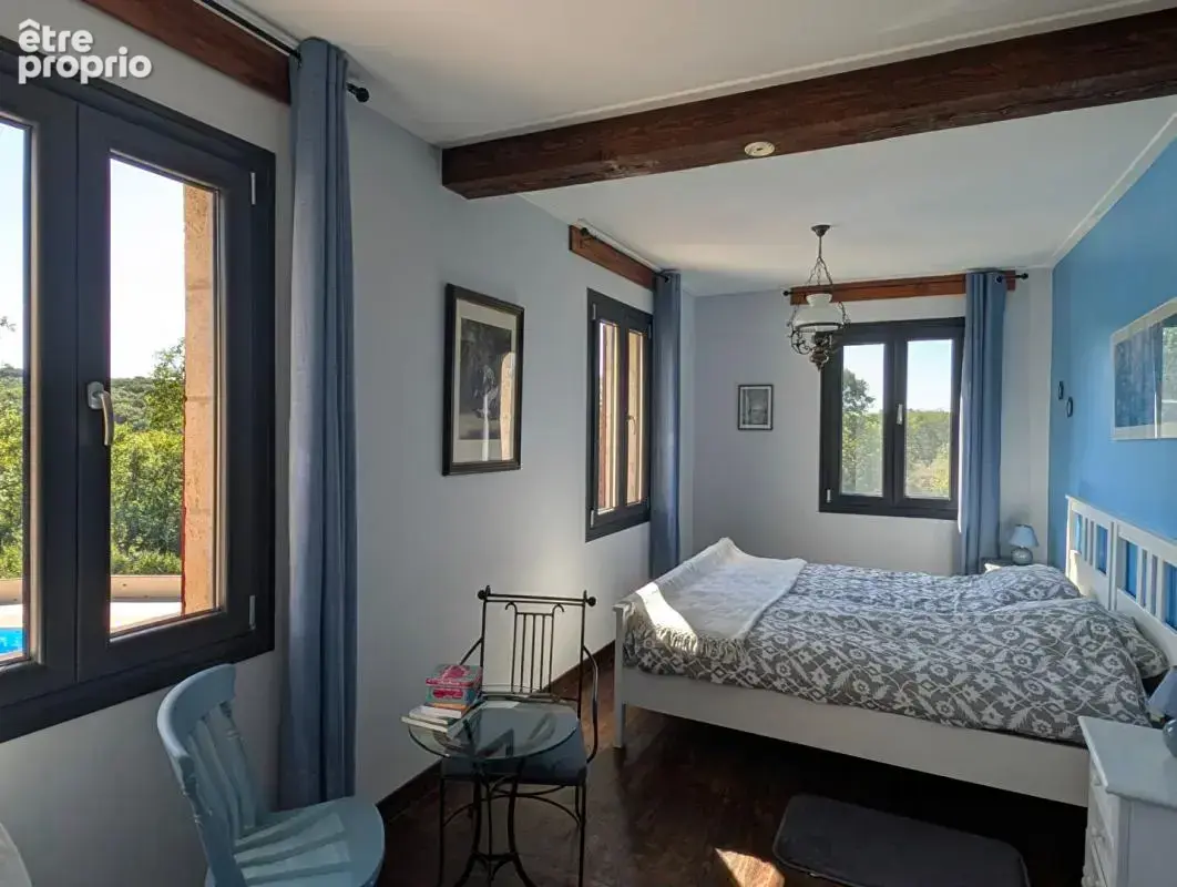 Payrac (46), Propriété d'exception,440m², 19 pièces, 10 chambres, chacune avec salle d'eau privative, gîte, piscine... Élégance  - photo 12