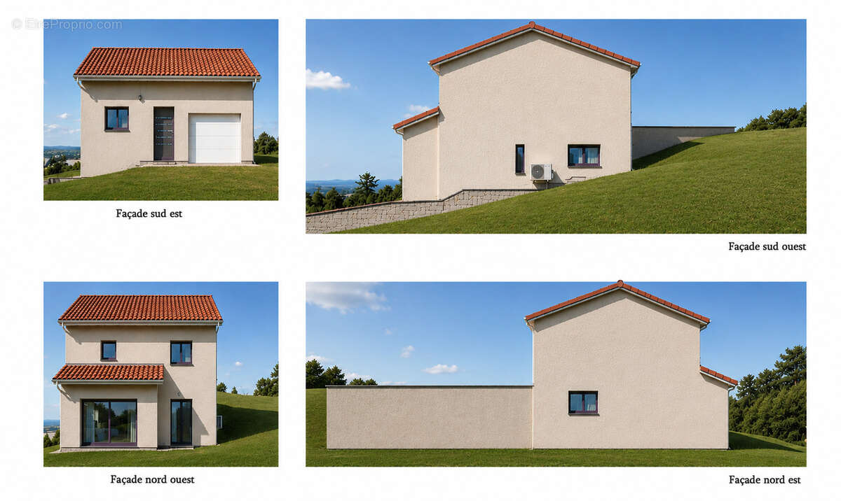 Projet maison contemporaine + terrain   la roche noire (63800) - photo 2