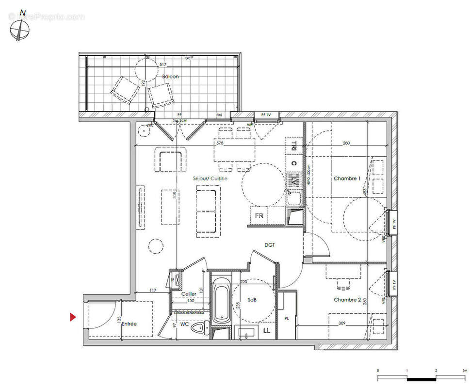 Appartement T3 de 64,39 m² - disponible à partir d'octobre 2026 - photo 8