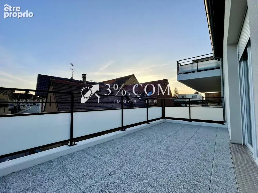 3%.COM - EXCLUSIVITÉ à QUATZENHEIM, F3 - 68m2,garage,parking - photo 4
