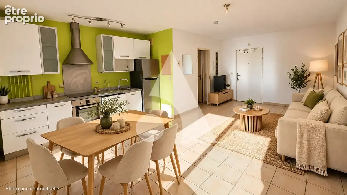 EN EXCLUSIVITÉ ! Montpellier Malbosc  F2 de 47 m² avec terrasse de 17 m² - photo 5