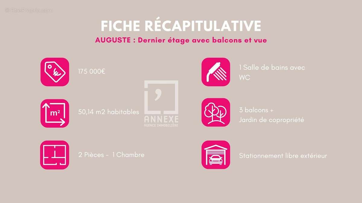 Appartement à FONTAINES-SAINT-MARTIN