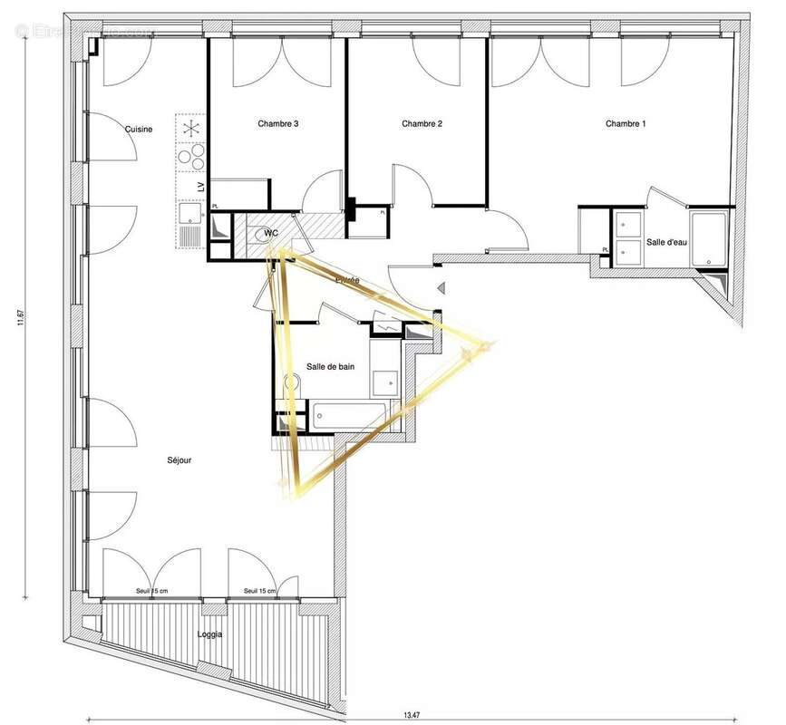 Appartement à PARIS-12E