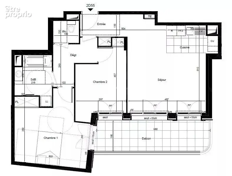 Vente Appartement Saint-ouen-sur-seine(93400) 556 400ï¿œ - photo 2