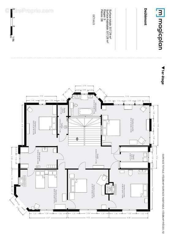 Demeure de caractère – 435 m² – 8 chambres – jardin à l’anglaise – deûlémont – propriété d’exception - photo 13