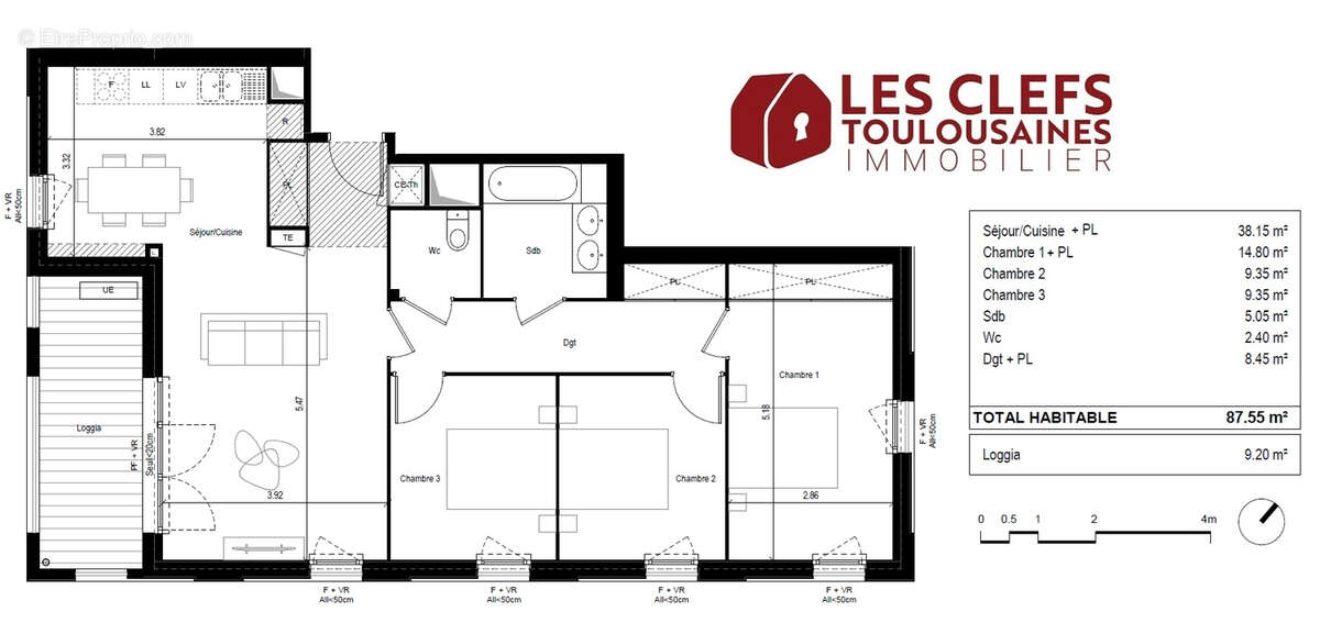 Appartement à L'UNION