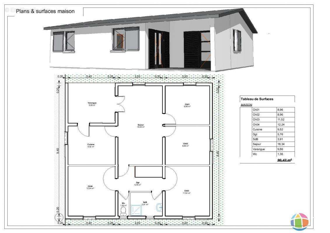 Maison à SAINT-ANDRE