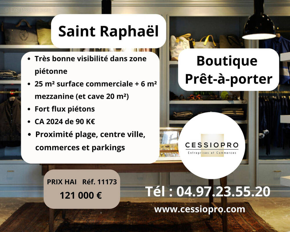 Commerce à SAINT-RAPHAEL