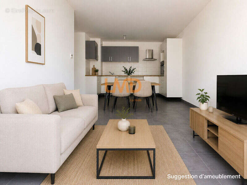 T3 terrasse 34 m², parking, tram à pied – 1er achat / invest - photo 5