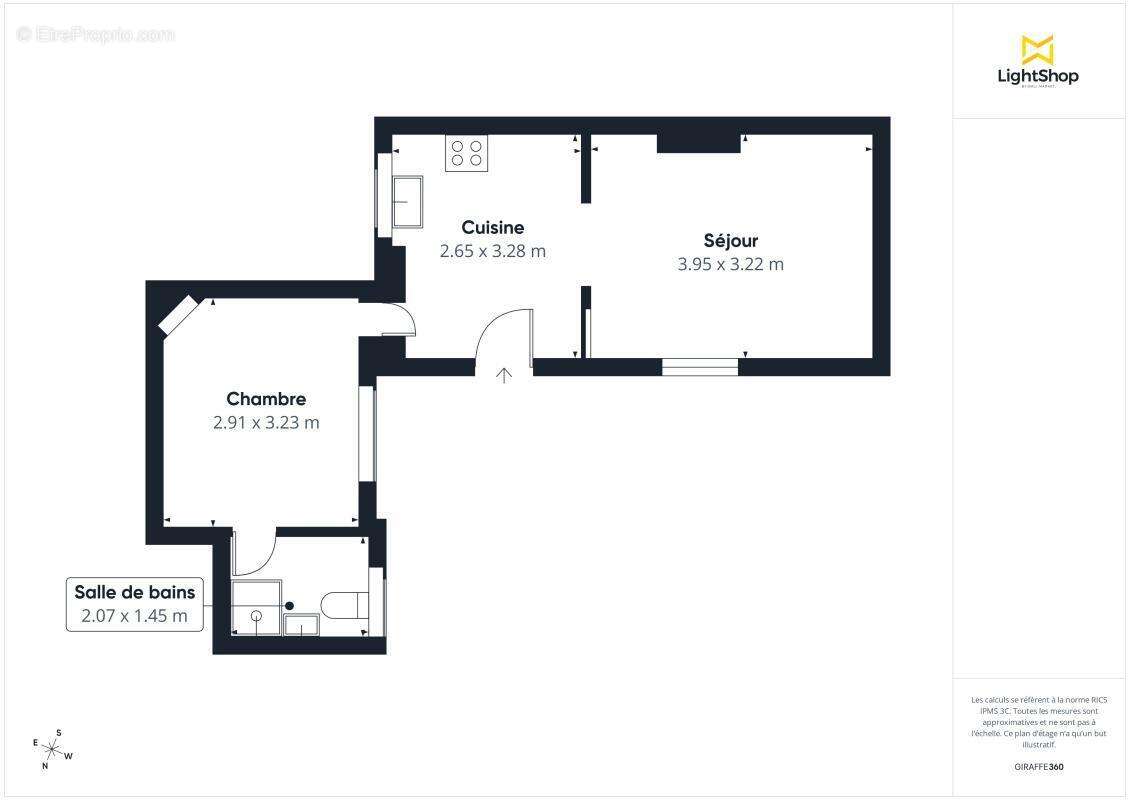 Appartement à PARIS-18E