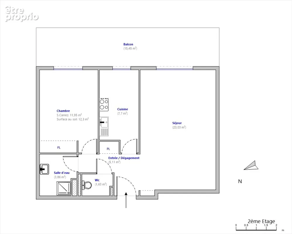 Appartement Le Cannet 2 pièce(s) 53.28 m2 avec terrasse et garage fermé - photo 10