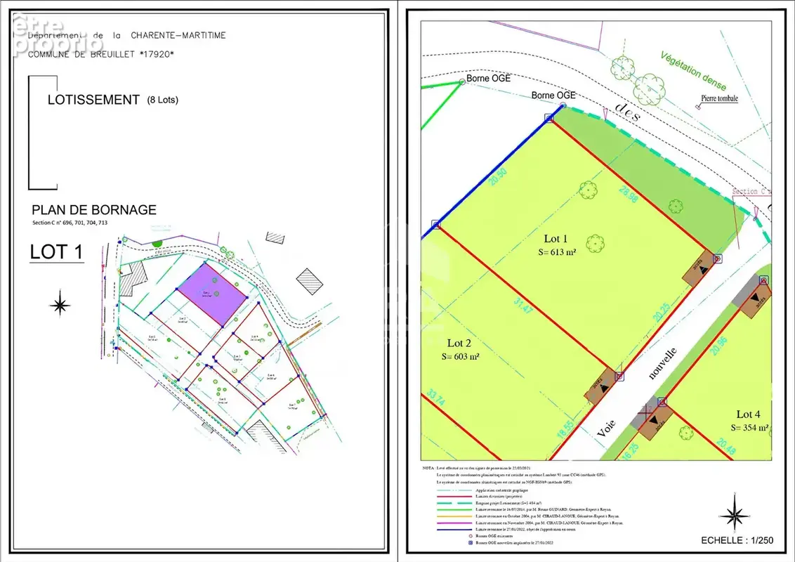 Terrain a batir - lotissement calme - 613m² - viabilisé - photo 3