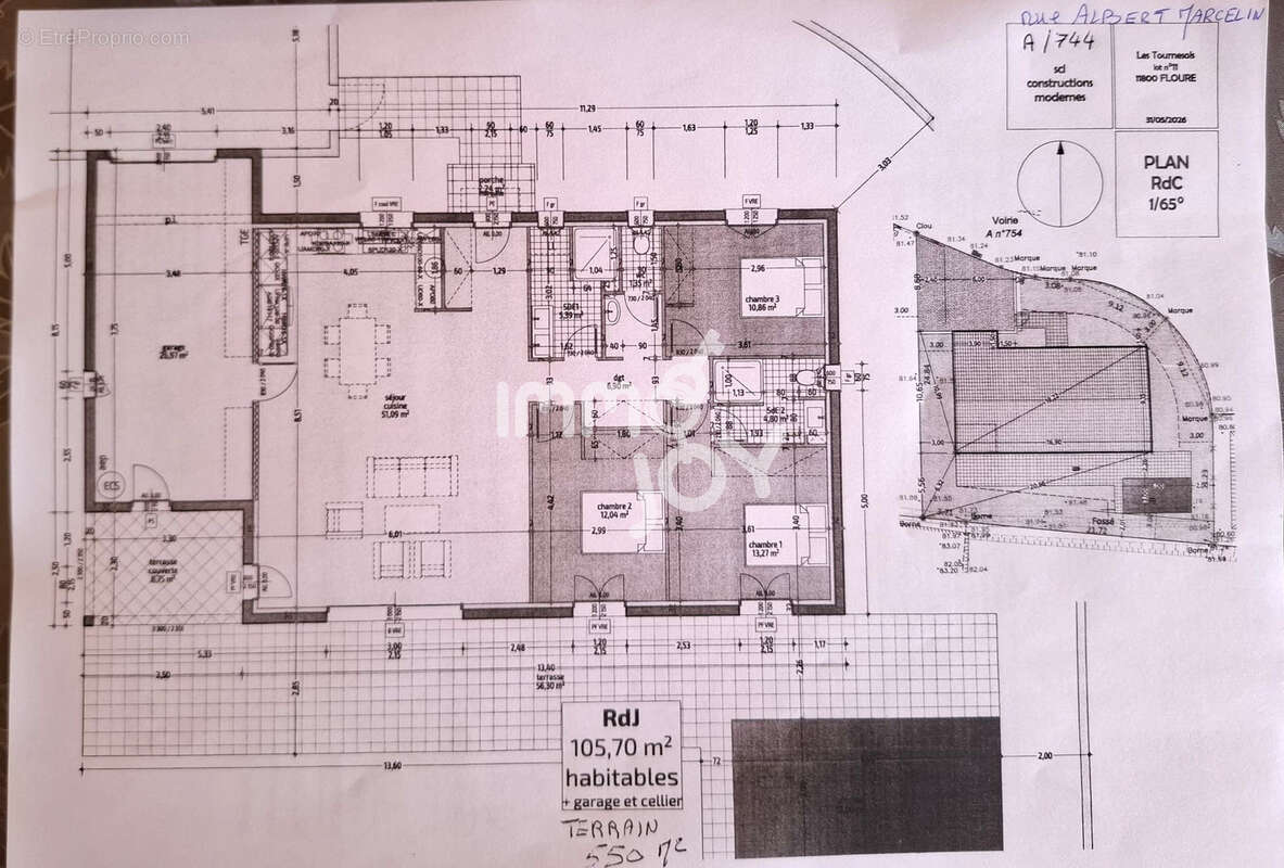 Maison en construction - 11800 floure - photo 5