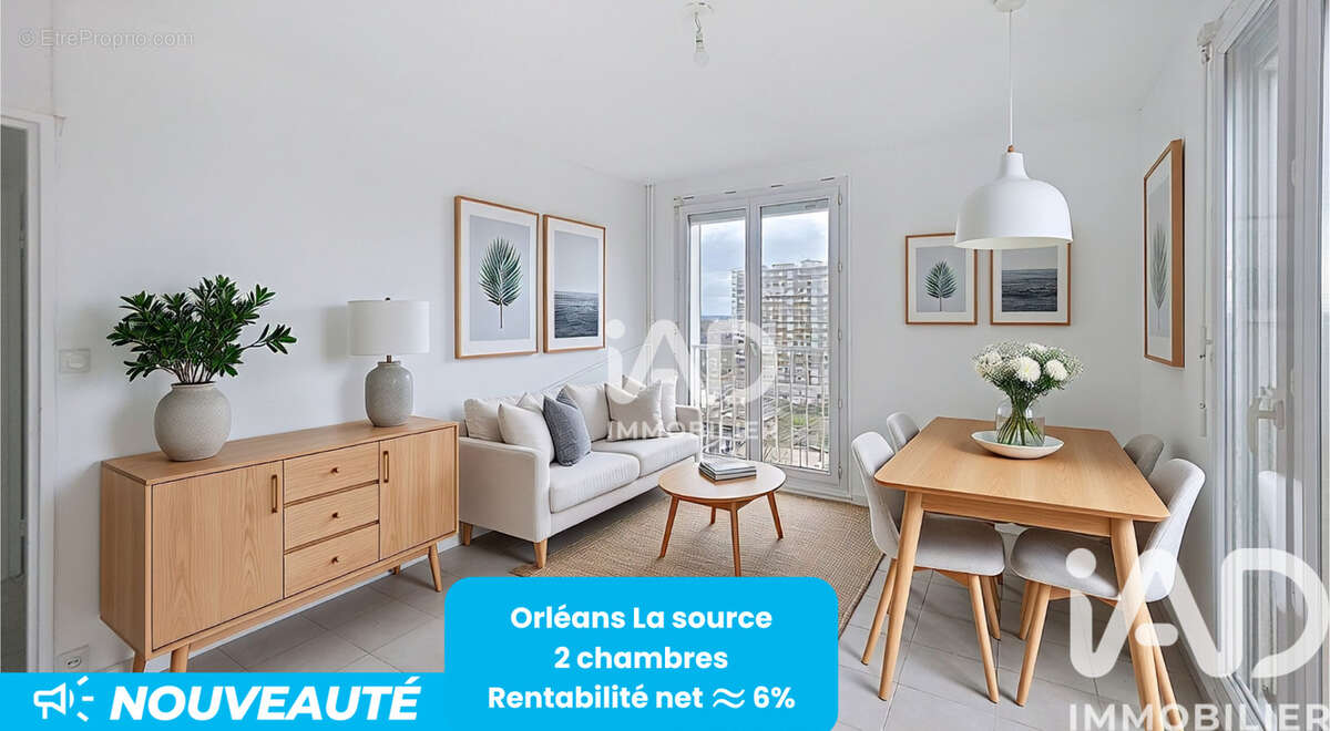 Appartement 58 m² à Orleans  - photo 3