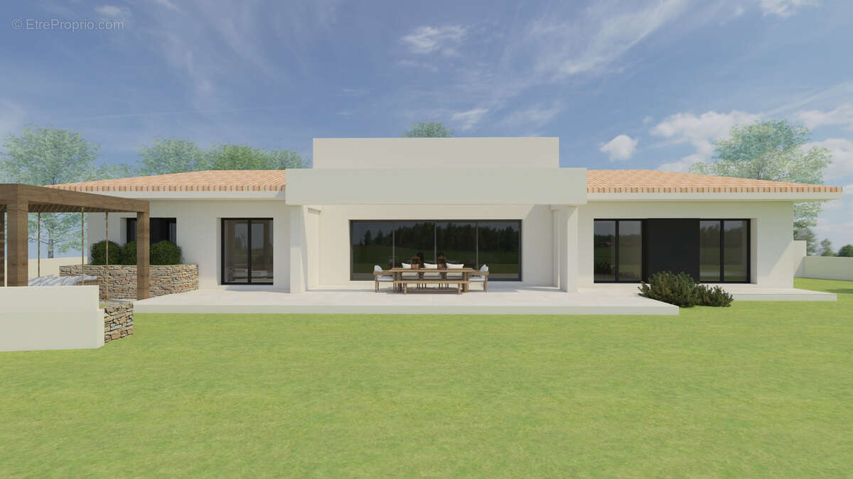 Villa neuve plain pied sur très beau terrain - photo 2