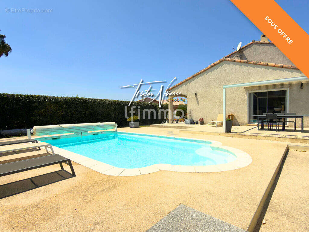 Villa 4 faces de 113 m2 - 4 chambres - piscine - Latour-Bas-Elne - photo 14