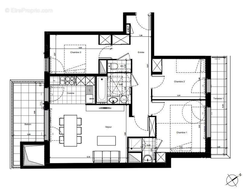 Appartement - photo 4