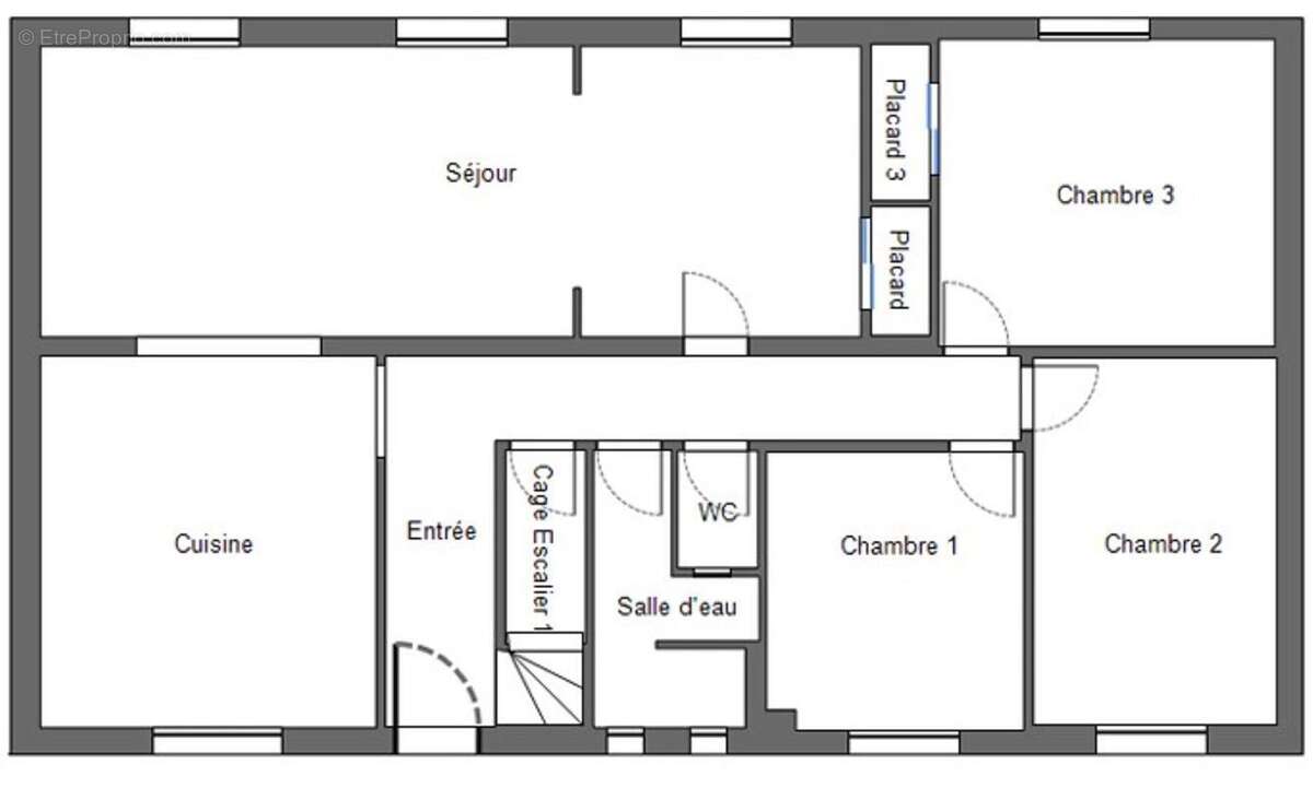 29520 Saint Goazec maison avec vie de plain pied salon séjour cuisine 44 m² 4 chambres 2 salles d'eau sous sol complet - photo 12