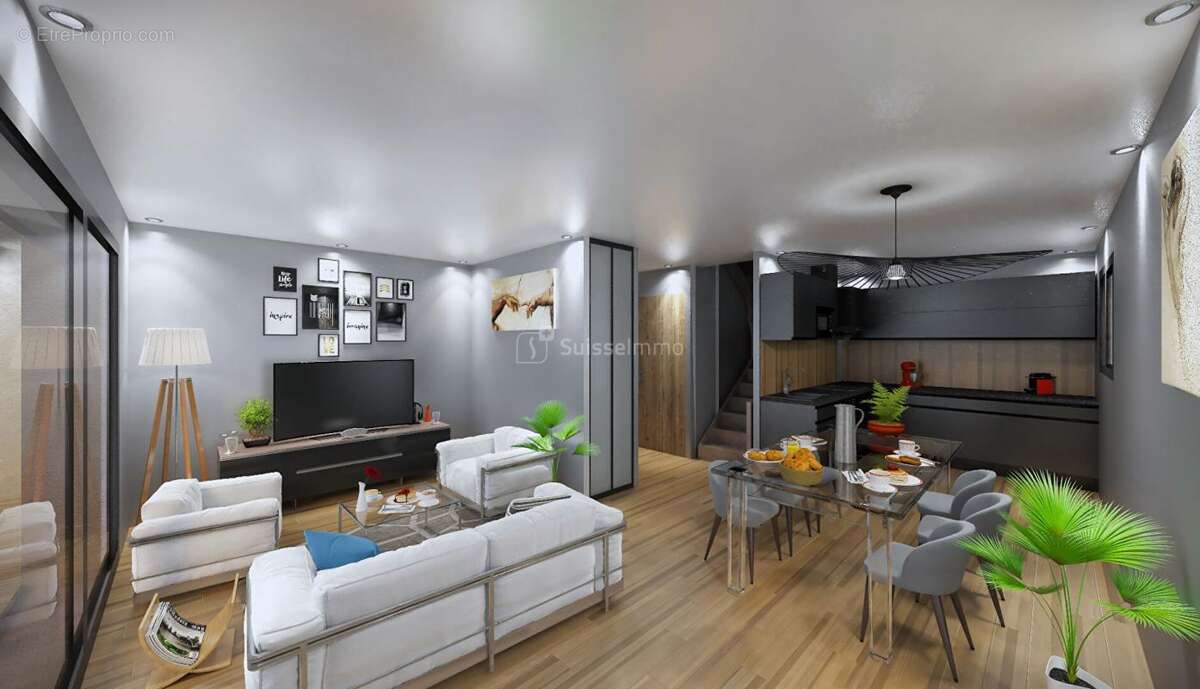 Appartement Duplex T4 84,42m2 Terrasse/jardins + Stationnements - photo 3