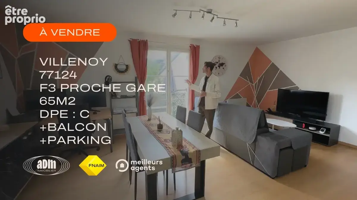 3 pièces avec balcon et parking - photo 12