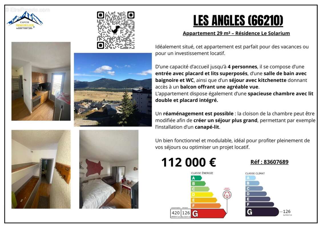 Appartement à LES ANGLES