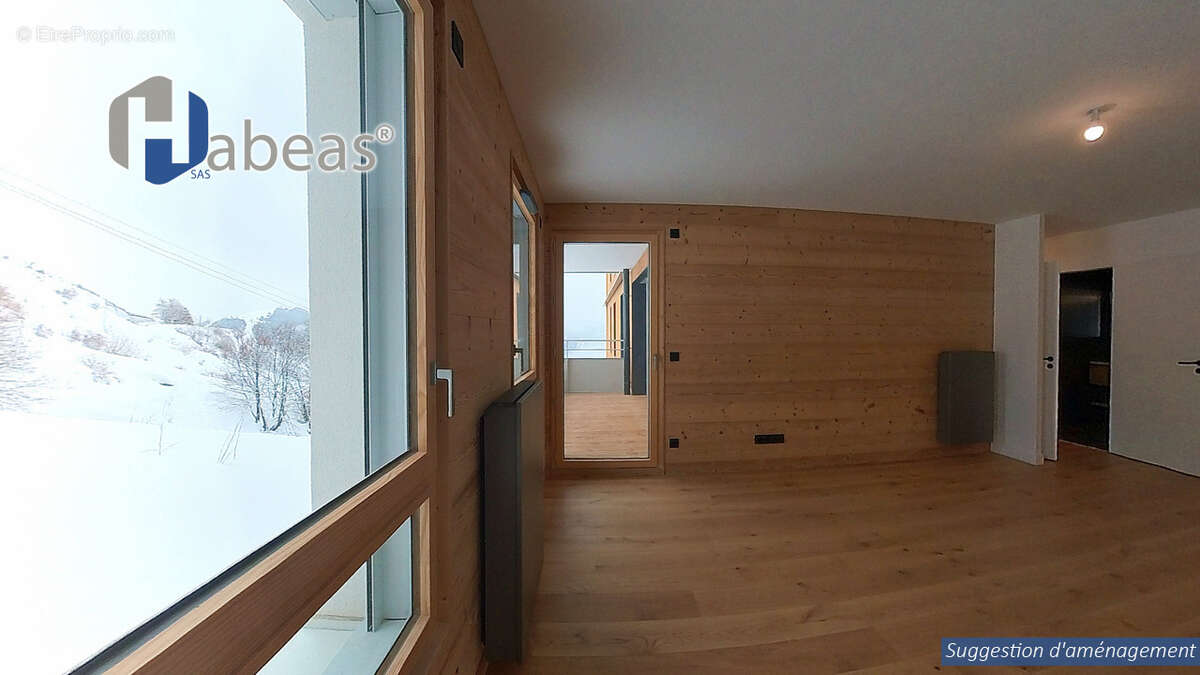 T3 avec 1 chambre plus 2 cabines , 63.71m², Balcon 5,58m², Casier à Ski, cellier - photo 22