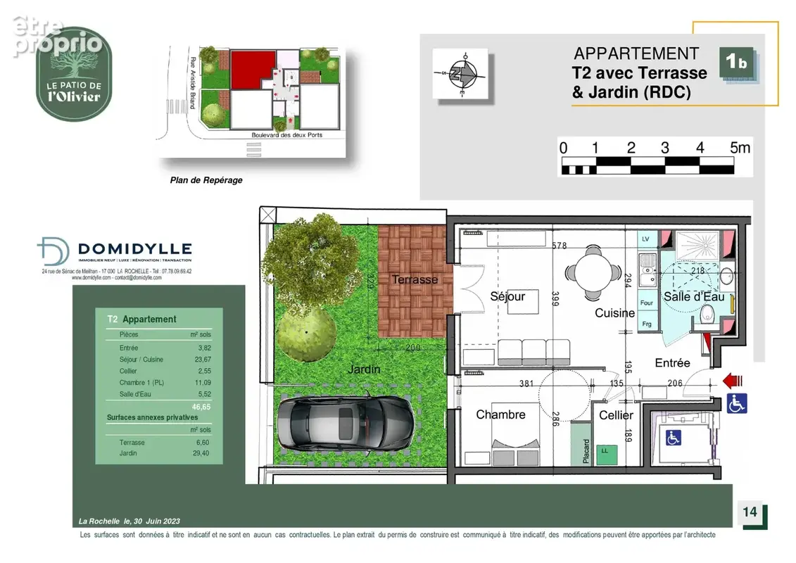Appartement T2 avec jardin privatif   Fouras - photo 2