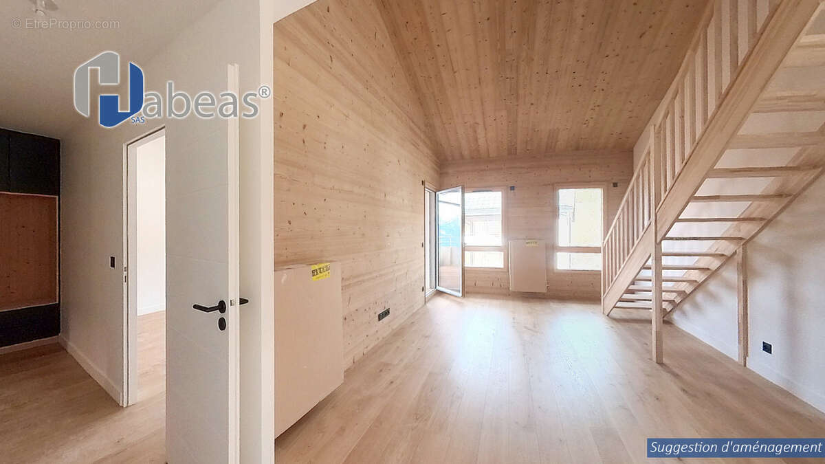 T3 Duplex, 2 chambres, 67,01m², Balcon 6m², Casier à Ski, cellier - photo 4