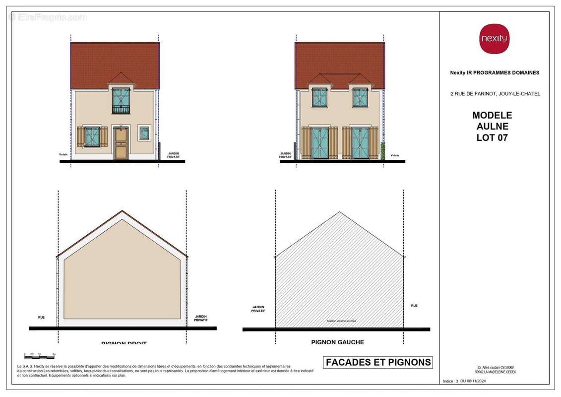 Maison à JOUY-LE-CHATEL