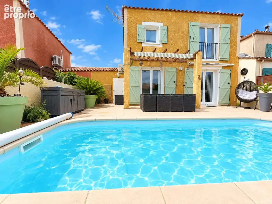 Narbonne-plage   villa t4 avec piscine, terrasses & garage - photo 12
