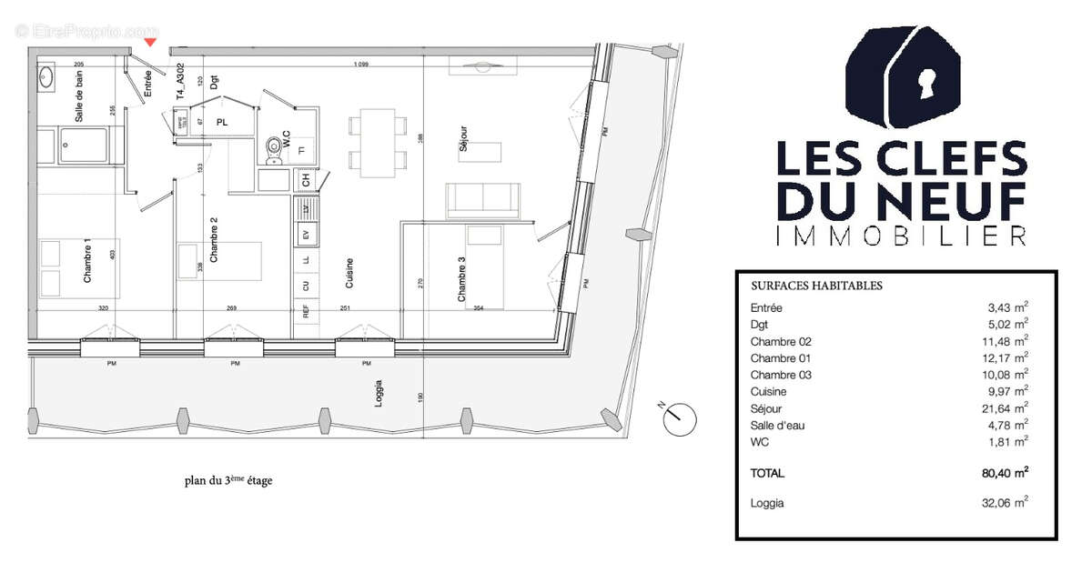 Appartement à TOULOUSE