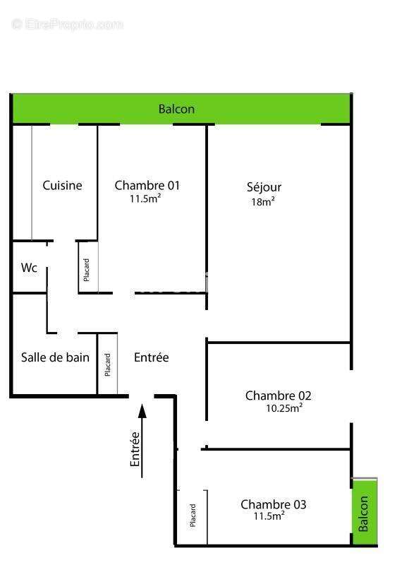 Appartement - photo 3
