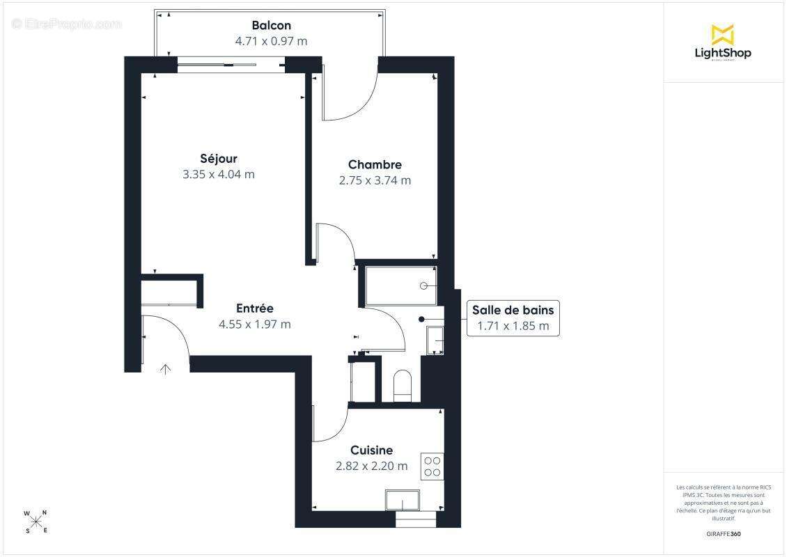 Appartement à PARIS-10E