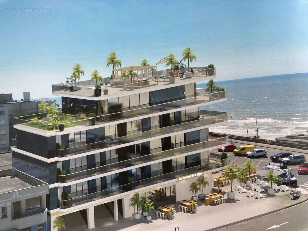 FACE MER à STELLA-PLAGE 2 pièces de 51.70 m2 avec terrasse de 36.27 m2, possib d'achat d'un garage - photo 3