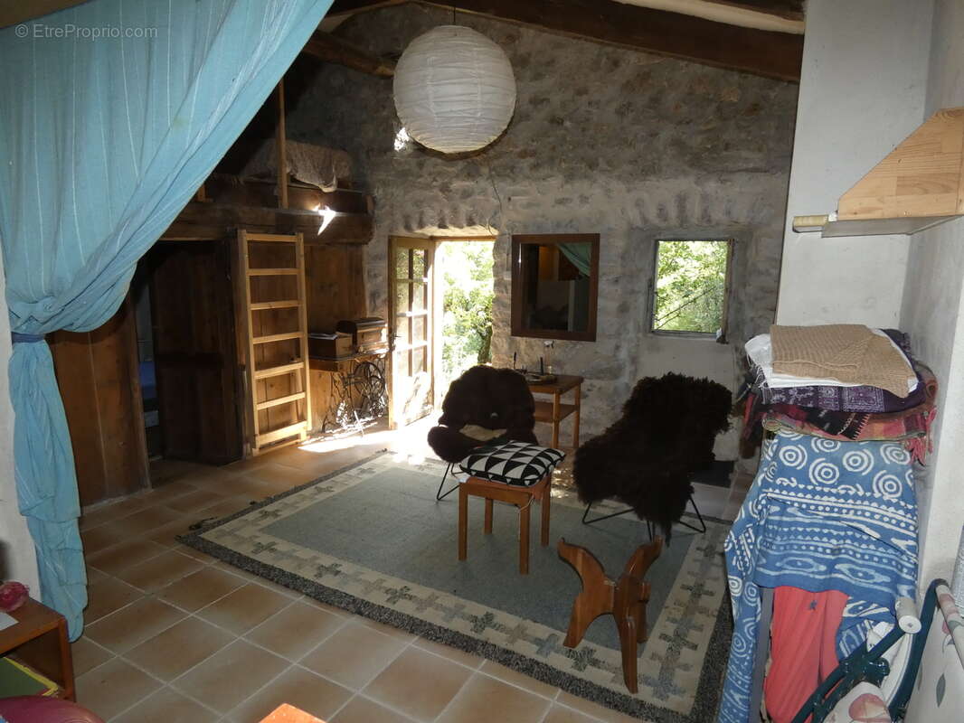 Belle et grande maison en pierre du 19 eme siècle à MEZILHAC (07 - photo 12