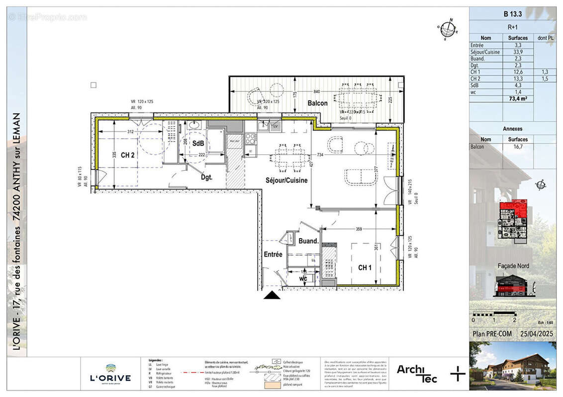 Appartement à ANTHY-SUR-LEMAN