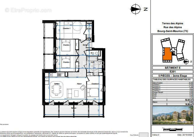 Appartement à BOURG-SAINT-MAURICE