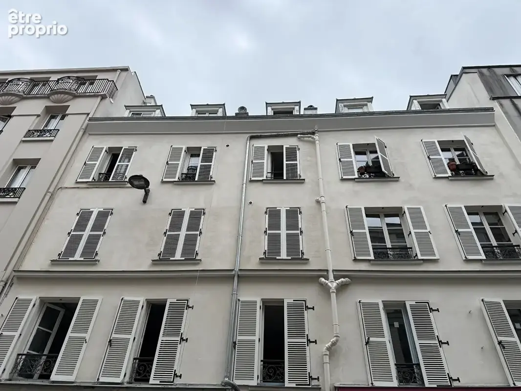 Paris 18, rue leon, petit 2 pieces sur cour renové dans une residence recemmment ravalée avec isolation exterieure - photo 7
