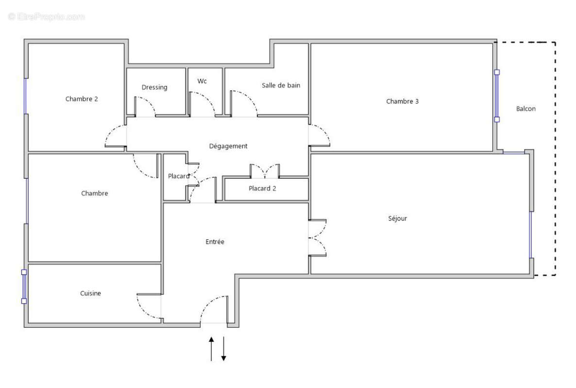 Appartement à PARIS-18E