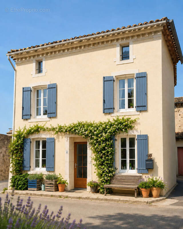 Maison de village du 16eme siècle, 6 pièces d'environ155m2 avec terrasse. - photo 5