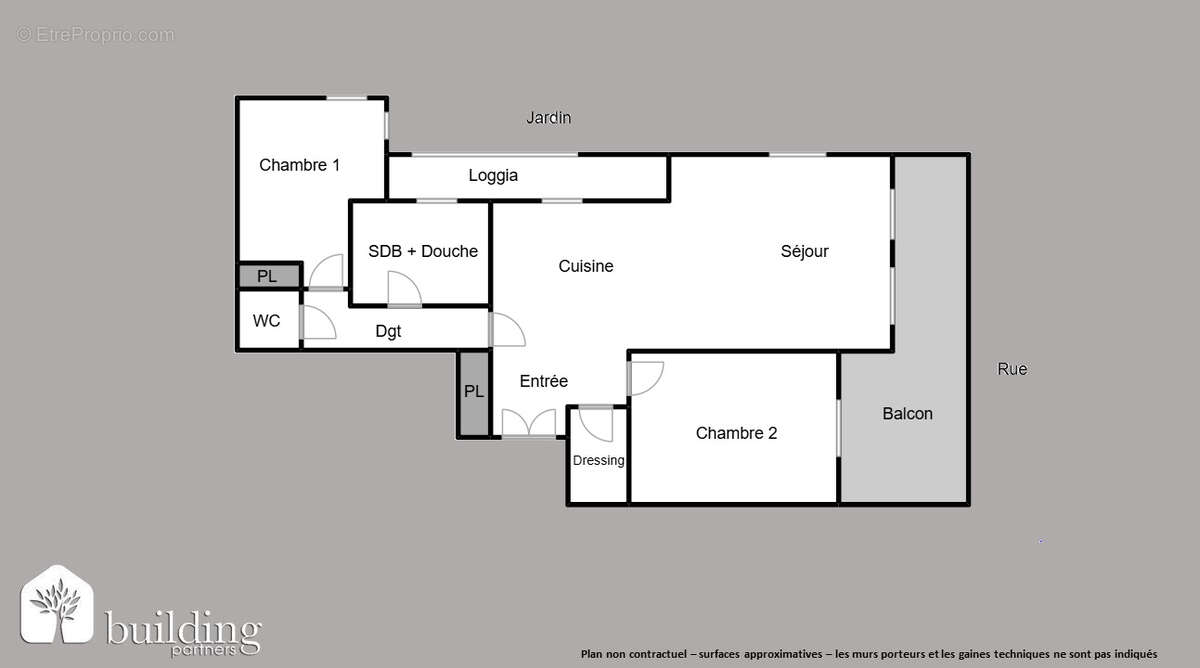 Appartement à LEVALLOIS-PERRET