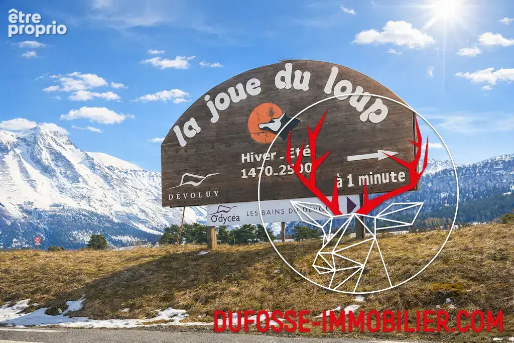 RARE La Joue du Loup Terrain Face Piste et Station Le Devoluy - photo 2