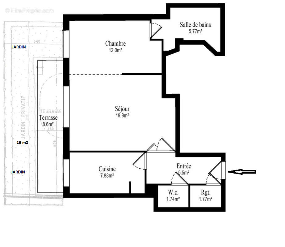 Appartement à BOULOGNE-BILLANCOURT