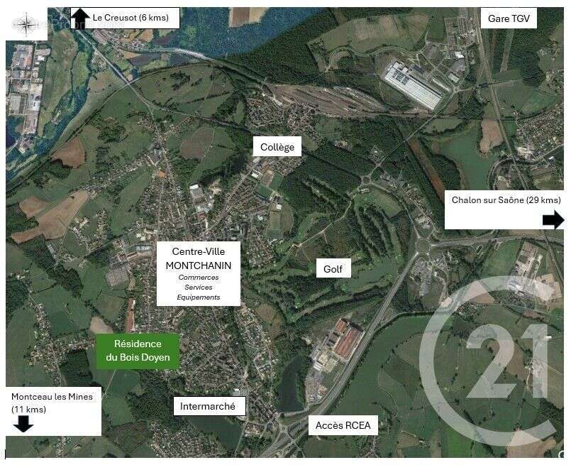 Appartement à MONTCHANIN