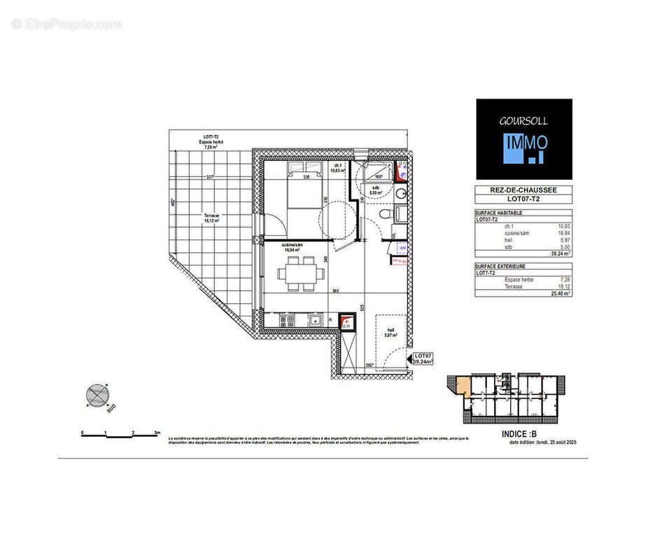 Appartement Residence "Le Murgillet" à Doubs / 2 pièce(s) 39 m2 - photo 3